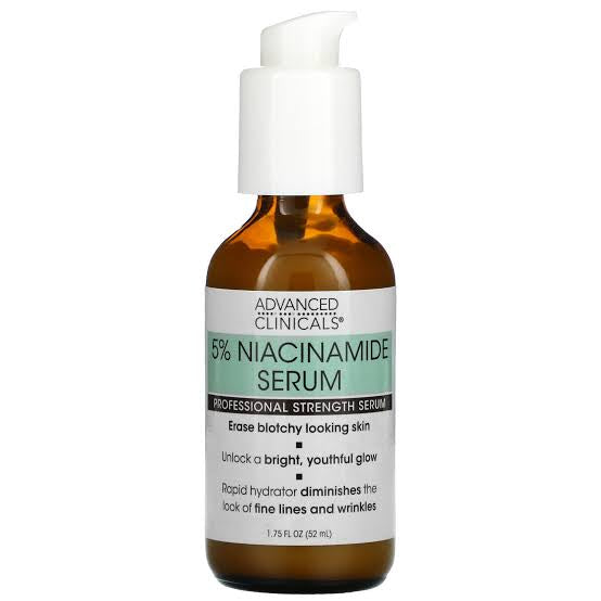Advanced Clinicals, 5% Niacinamide Serum, Professional Strength, 1.75 fl oz
(52 ml)