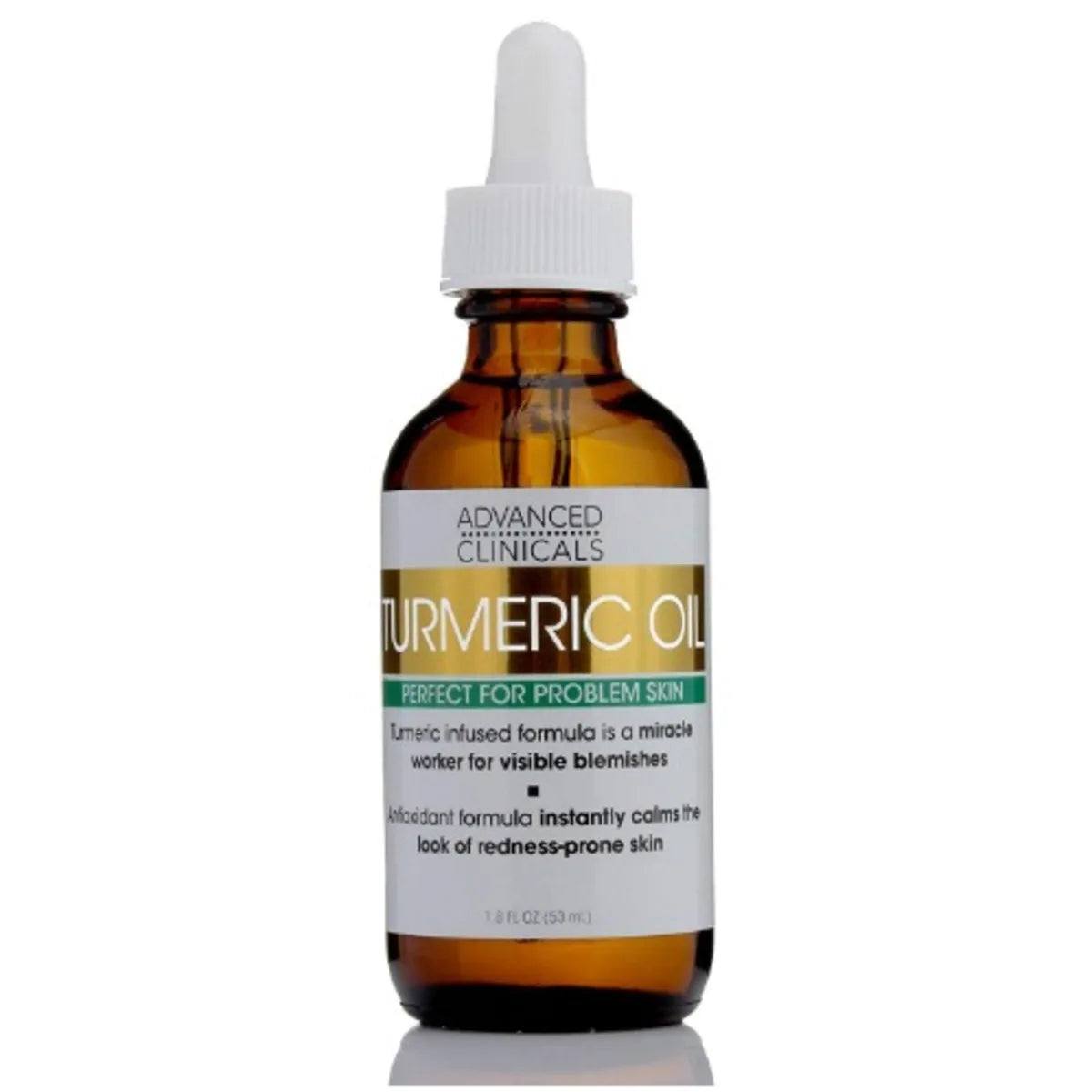 Advanced Clinicals, Turmeric Oil, Perfect for Problem Skin, 1.8 fl oz (53 ml)