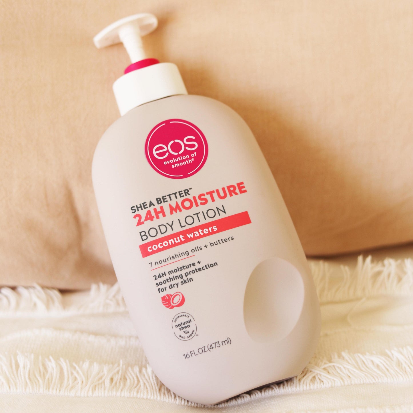 Eos shea better hydrating hand sanitizer - coconut waters | 8 fl oz