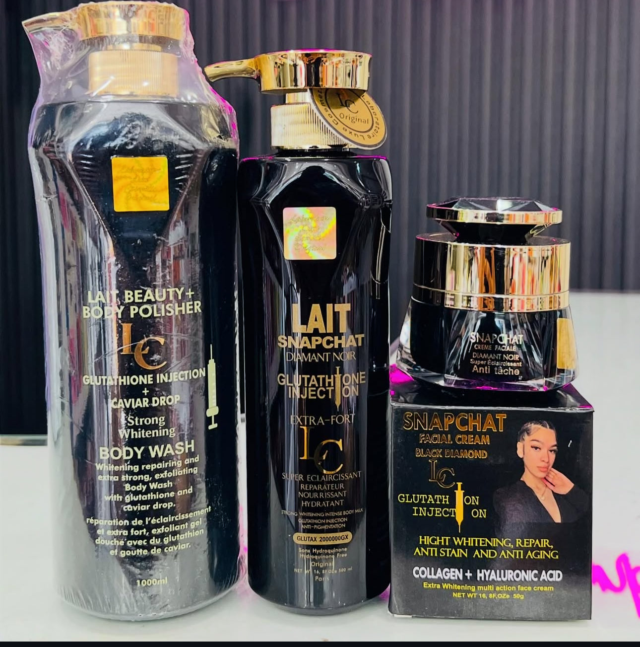 Original Lait Snapchat Black Diamond Set
