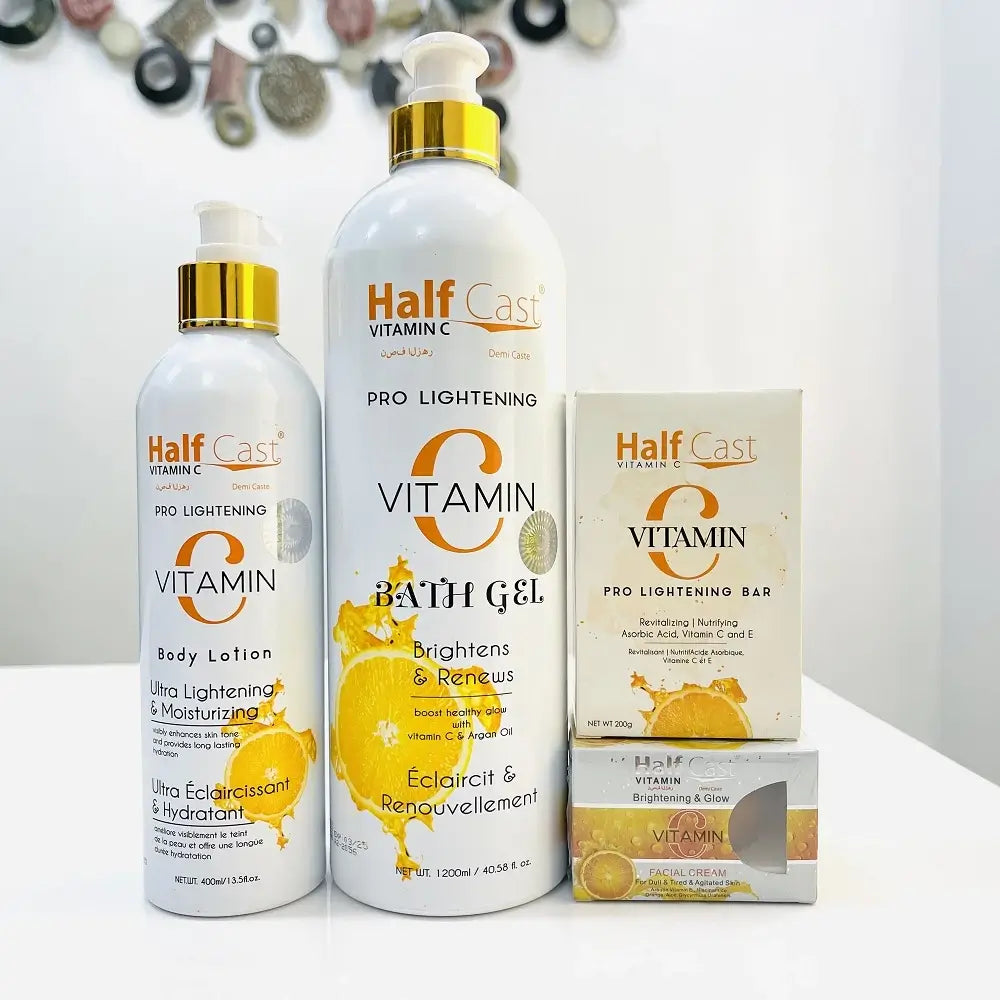 Glow Half Cast Half Cast Vitamin C Pro Lightening set