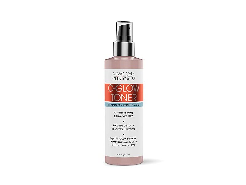 Advanced Clinicals, C-Glow Toner, Vitamin
C + Ferulic Acid, 8 fl oz (237 ml)