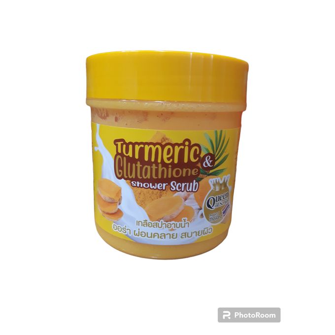 Turmeric & Glutathione shower scrub