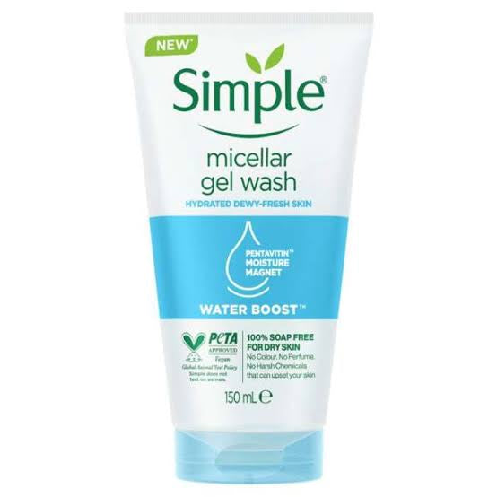 simple micellar gel wash