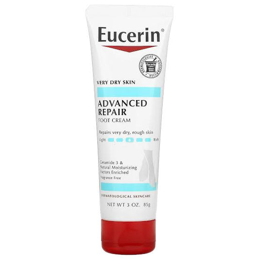 Eucerin, Advanced Repair Foot Creme,
Fragrance Free, 3 oz (85 g)