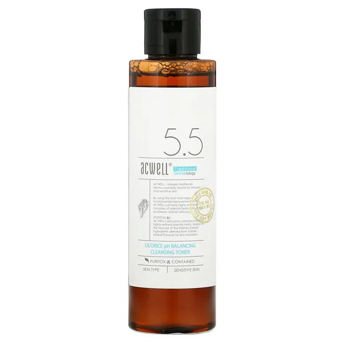 Acwell, 5.5 Licorice pH Balancing Cleansing Toner, 150 ml