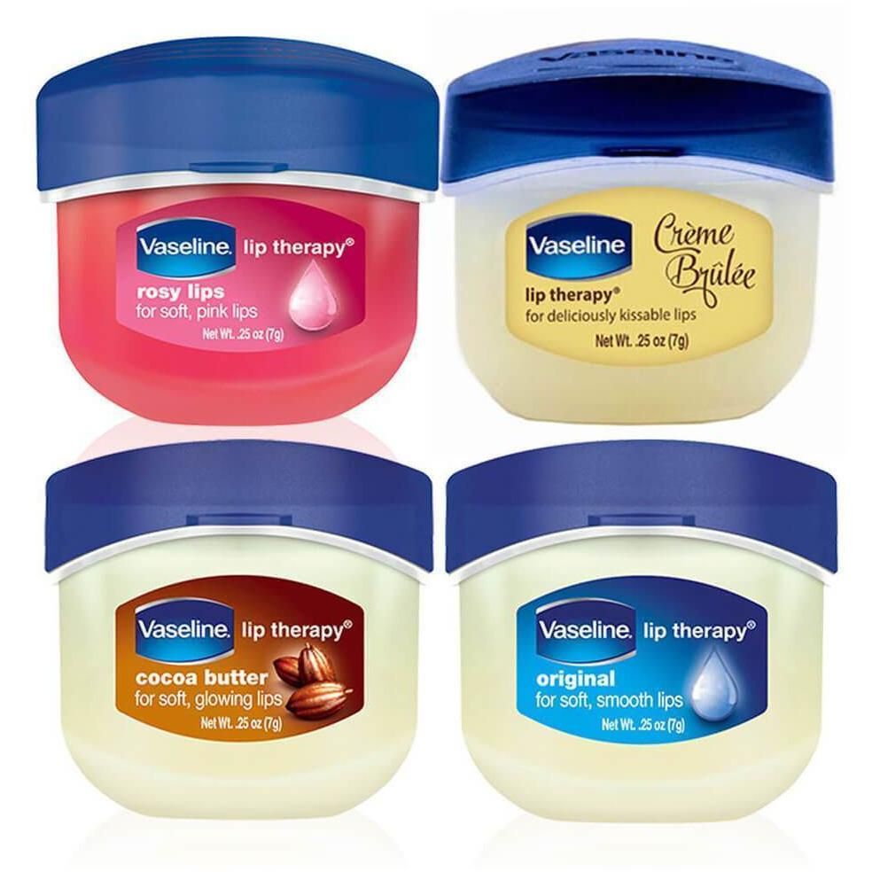 Vaseline, Lip Therapy, Cocoa Butter, 2
Pack, 0.25 oz (7 g)