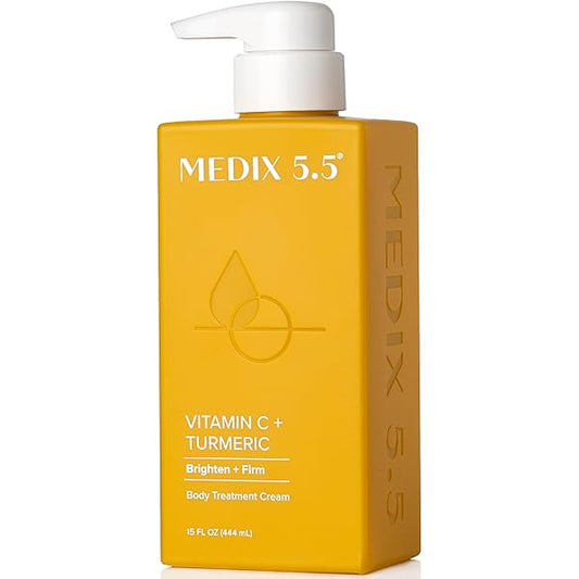 Medix 5.5, Body Treatment Cream, Vitamin C + Turmeric, 15 fl oz (444 ml)