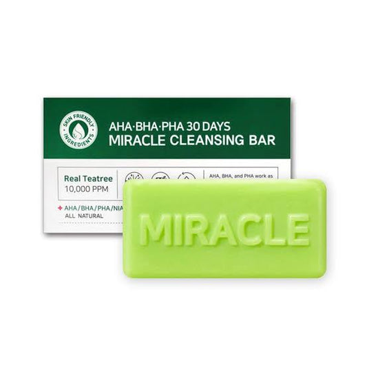 SOME BY MI, AHA. BHA. PHA 30 Days Miracle Cleansing Bar, 106 g