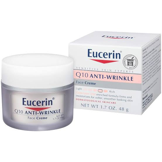 Eucerin, Face, Q10 Revitalize, Night Cream, Fragrance Free, 1.7 fl oz (48 g)