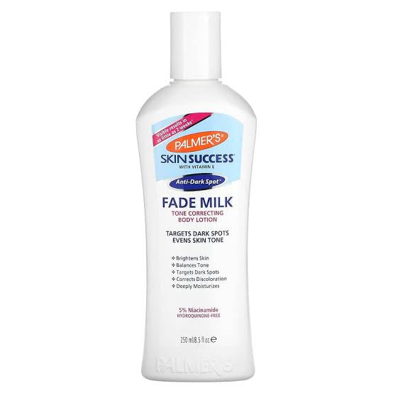 Palmers, Skin Success with Vitamin E, Fade Milk, Tone Correcting Body Lotion,
8.5 fl oz (250 ml)