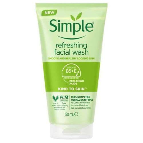 Simple refreshing facial wash