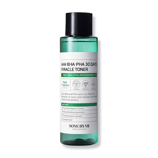 SOME BY MI, AHA. BHA. PHA 30 Days Miracle Toner, 5.07 fl. oz. (150 ml)