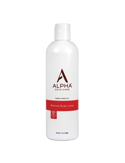 Alpha Skin Care - Renewal Body Lotion 12 Glycolic AHA Fragrance- 12oz