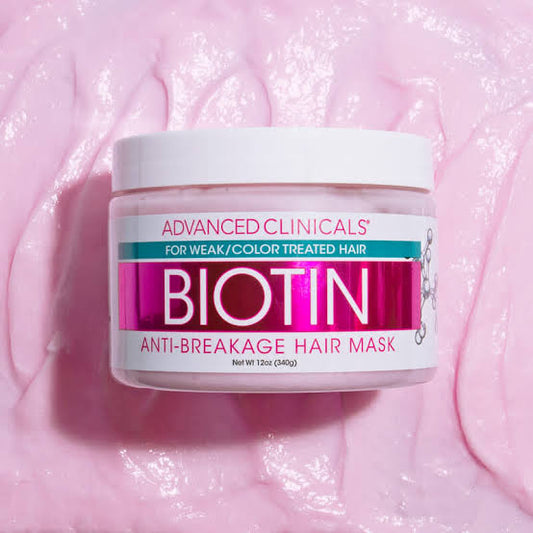 Advanced Clinicals, Biotin, Anti-Breakage
Hair Mask, 12 fl oz (340 ml)