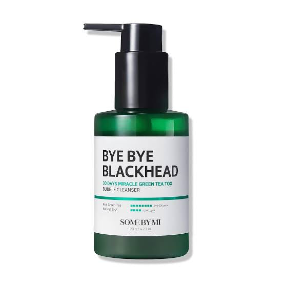 SOME BY MI, Bye Bye Blackhead 30 Days Miracle Green Tea Tox Bubble Cleanser,
4.23 oz (120 g)