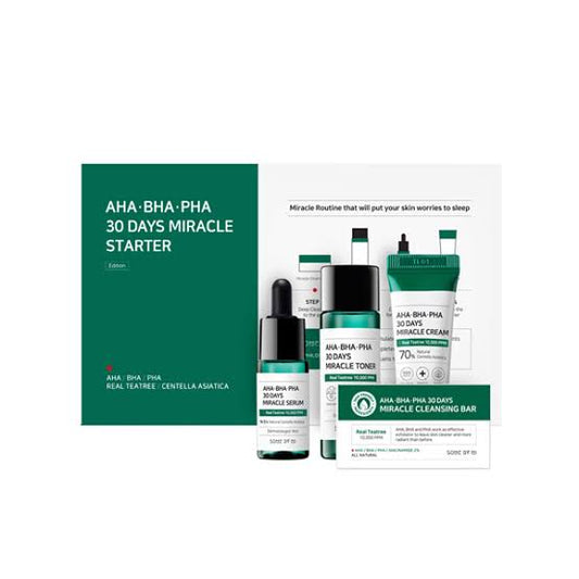 SOME BY MI, AHA.BHA.PHA 30 Days Miracle Starter Kit, 4 Piece Kit