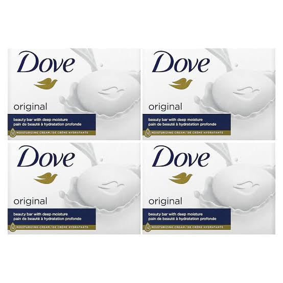 Dove, Beauty Bar Soap with Deep Moisture, Original, 4 Bars, 3.75 oz (106 g)
Each