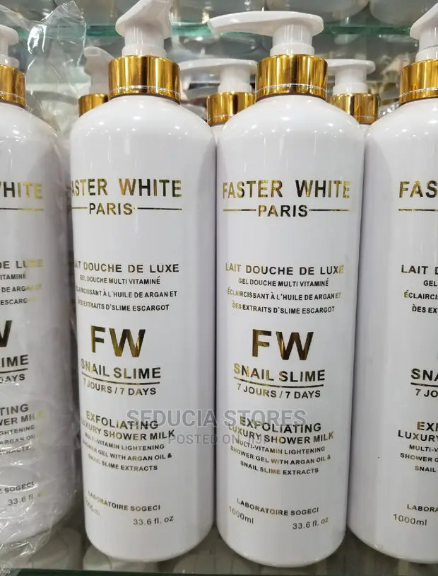 Faster White Paris shower milk