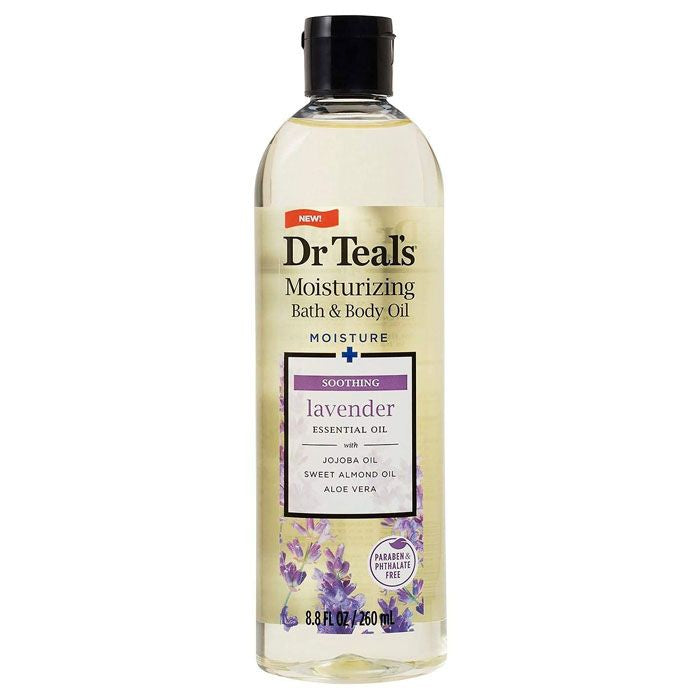 Dr Teal's Moisturizing Bath & Body Oil - varieties  - 260ml (8.8oz)