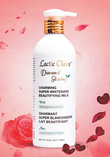 Lactic Claire Diamond Glowing Super Whitening Beautifying Milk