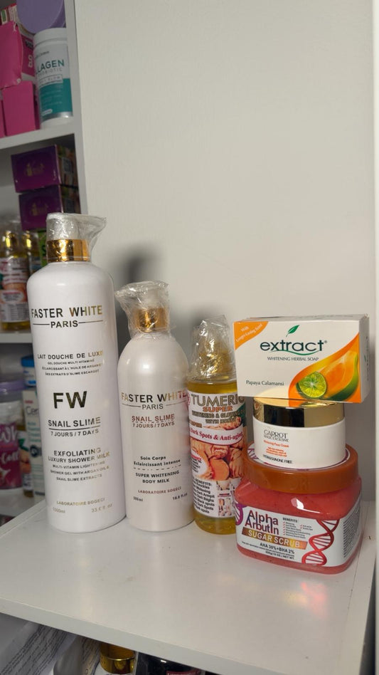 skin lightening ( face and body set)