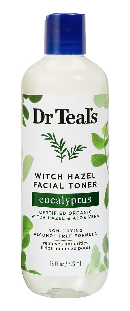 Dr Teal’s Witch Hazel (Rose Water) Facial Toner 16FL OZ / 473ml