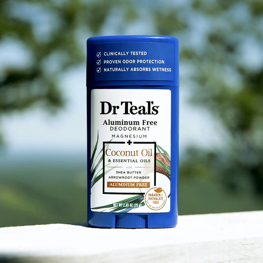 Dr. Teal's, Aluminum Free Deodorant,
Coconut Oil, 2.65 oz (75 g)