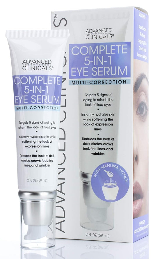 Advanced Clinicals Complete 5-In-1 Eye Serum