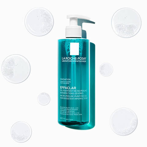 LA ROCHE-POSAY EFFACLAR MICRO-PEELING PURIFYING GEL WASH (VARIOUS SIZES)