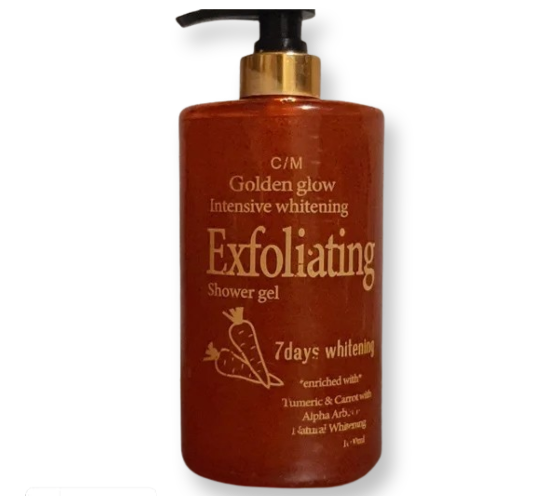 C/M Golden Glow Intensive Whitening Exfoliating Shower Gel