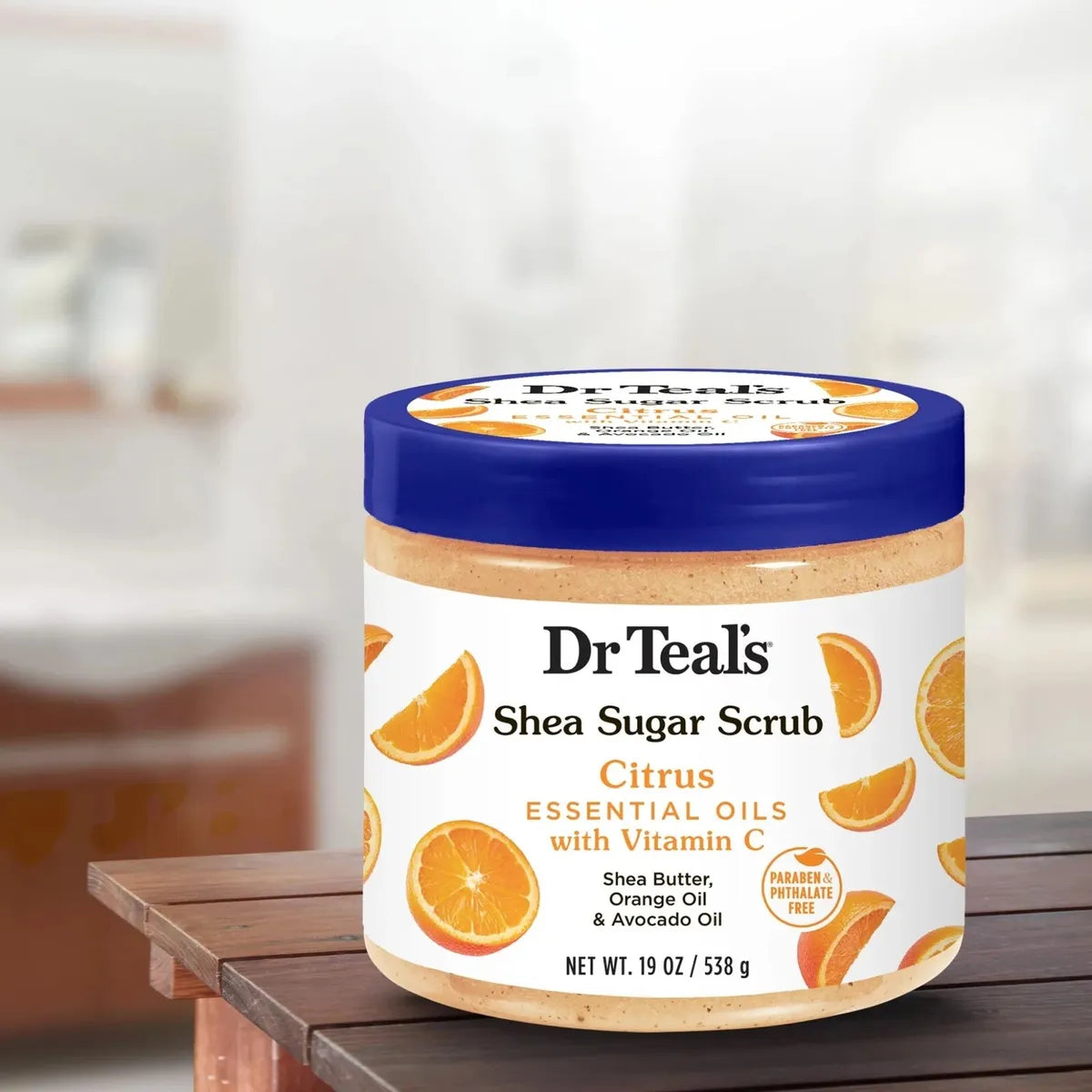 Dr. Teal's, Shea Sugar Scrub, Citrus, 19 oz (538 g)