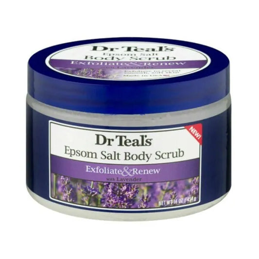 Dr. Teal's, Epsom Salt Body Scrub, Lavender, 16 oz (454 g)