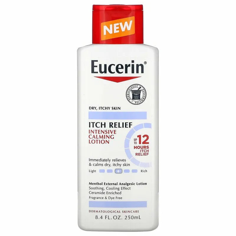 Eucerin, Itch Relief, Intensive Calming Lotion, 8.4 fl oz (250 ml) By Eucerin