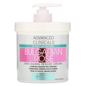 Advanced Clinicals, Anti-Aging Rescue Cream, Bulgarian Rose, 16 oz (454 g)