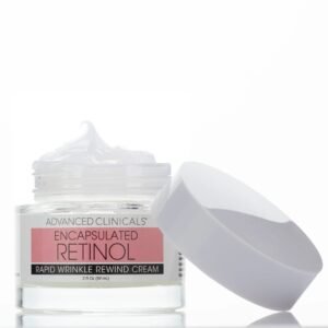 Advanced Clinicals, Encapsulated Retinol, Rapid Wrinkle Rewind Cream, Fragrance Free, 2 fl oz (59 ml)