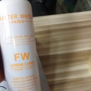 Faster White carrote shower milk