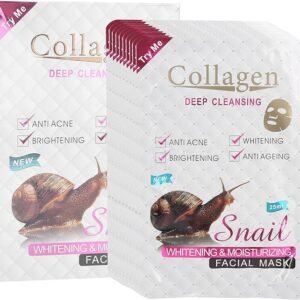 Collagen Deep Cleansing Snail Whitening & Moisturizing Facial Mas