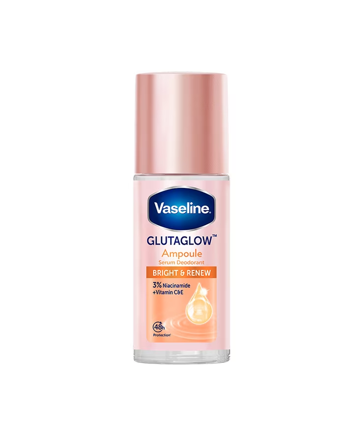 Vaseline Roll-on Serum GlutaGlow Ampoule Deodorant Bright Renew