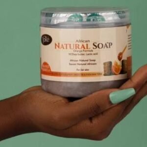 Toke Cosmetics African Natural Soap 500g With Shea Butter, Lactic - Even Tone